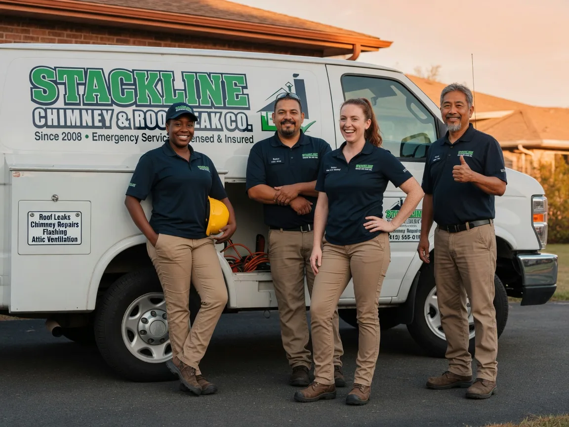 Chimney flashing repair company in East Springfield, OH
